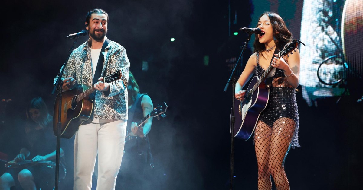 Olivia Rodrigo hace un dueto con Noah Kahan durante su concierto en Nueva York