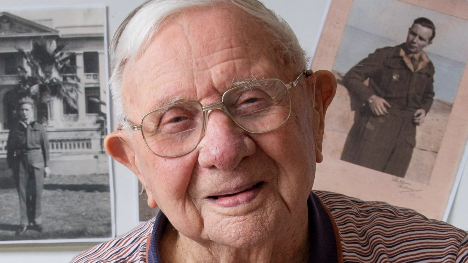 Veterano de guerra que celebró su 104 cumpleaños revela un sorprendente secreto para una larga vida